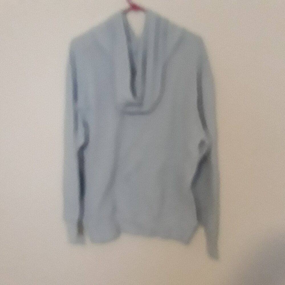 Tha Lounge Life womens medium lavender drawstring hoodie sweatshirt w/fr pockets - Picture 3 of 7